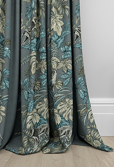 Monkeying Around, Mineral - Made to Measure Curtains